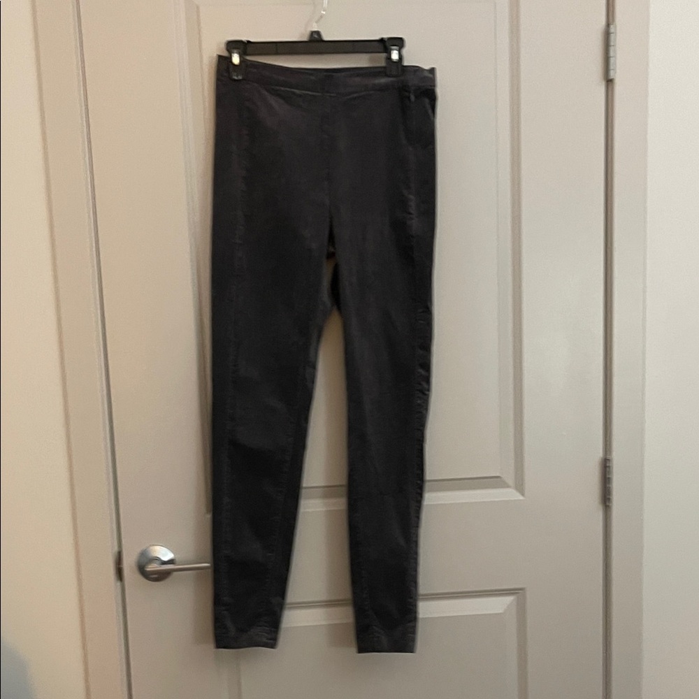 Banana Republic Gray Velvet Ankle Pants